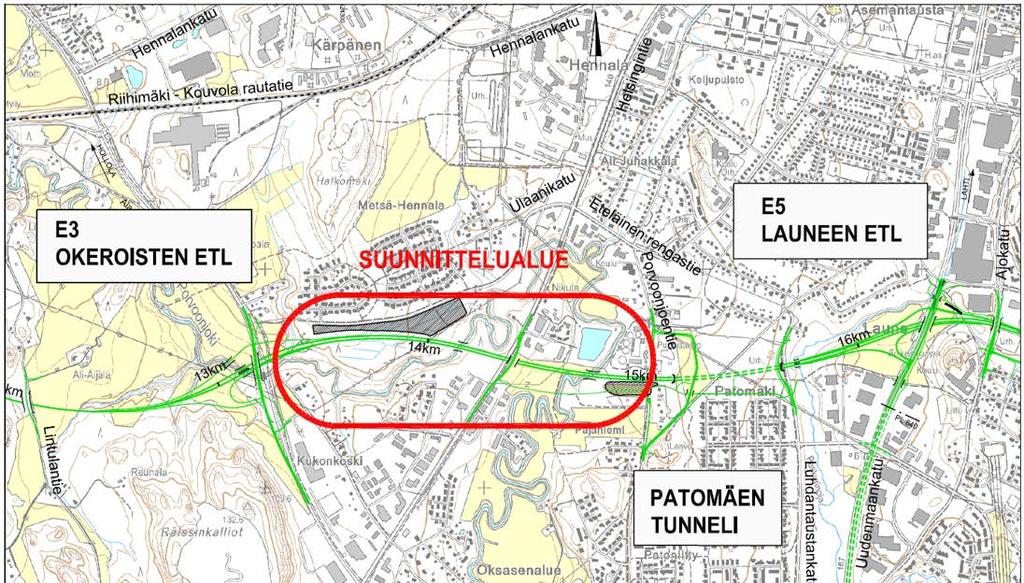 Uudenmaan ELY- keskus 4(14) Suunnitelmamuutoksen suunnittelualue. 1.