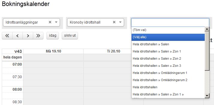 Urheiluhallin varausanomusohje 1. Kirjaudu sisään klikkaamalla Logga in klikkaamalla oikean yläkulmassa olevaa Logga in -linkkiä.