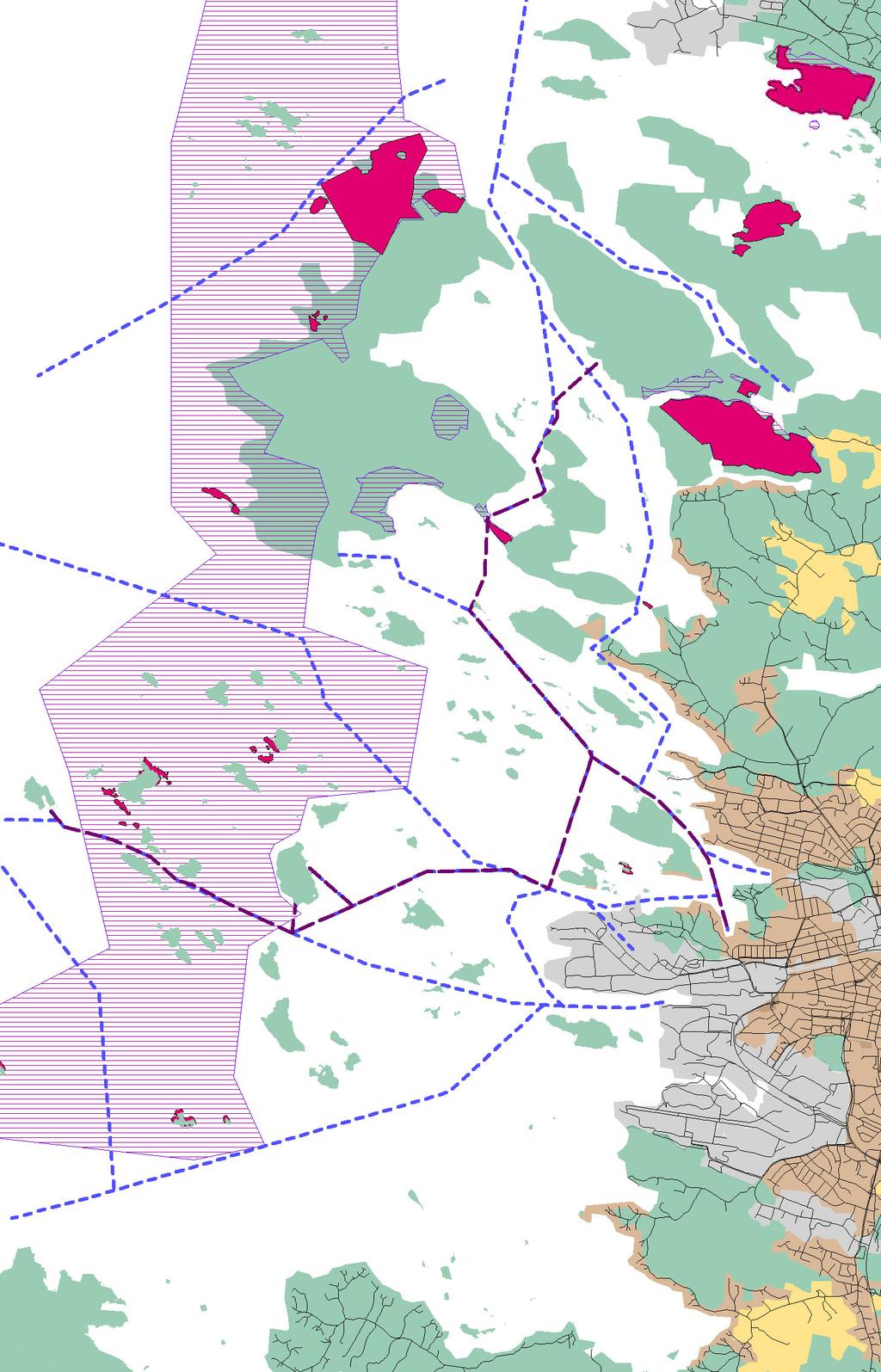 2.2 Rauman rannikon arvoista ja ongelmakohdista Merenrannan saavutettavuus ja näkyvyys Rauman kaupunkialueelle on rannikkokaupungiksi yllättävän vähäinen.