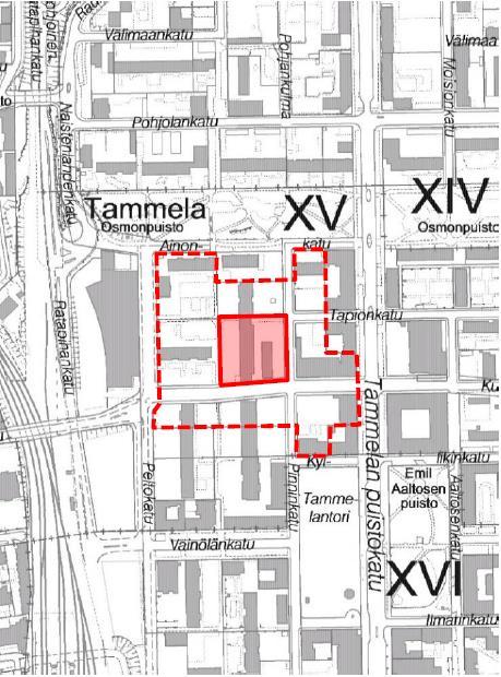 TAMPEREEN KAUPUNKI 29.6.2017 XV (TAMMELA), KULLERVONKATU 5, TÄYDENNYSRAKENTAMINEN. ASEMAKAAVA NRO 8664 Diaarinumero: TRE: 6964/10.02.