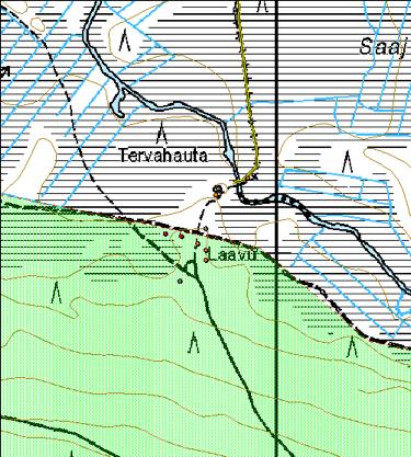 Kohdetyyp pi 1 Asuinpaikat Copyrig ht Metsähallitus 2008 Maanmittauslaitos
