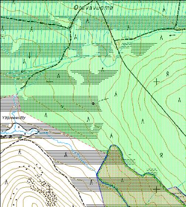Kohdetyyp pi 13 Liikennekohteet Copyrig ht Metsähallitus 2008 Maanmittauslaitos