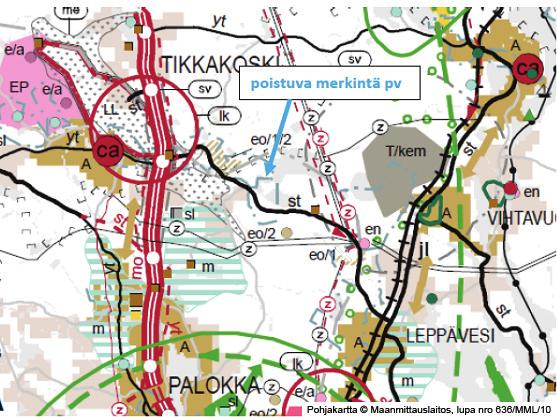 Poistuva merkintä Pohjavesialue (pv) Poistuva pv merkintä Merkinnän kuvaus: Vahvistetun maakuntakaavan pv alue nro 18, Hiidenjärven pohjavesialue. Maakuntakaavan 2.