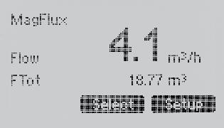 Helppokäyttöinen MagFlux näyttöyksikössä on monia