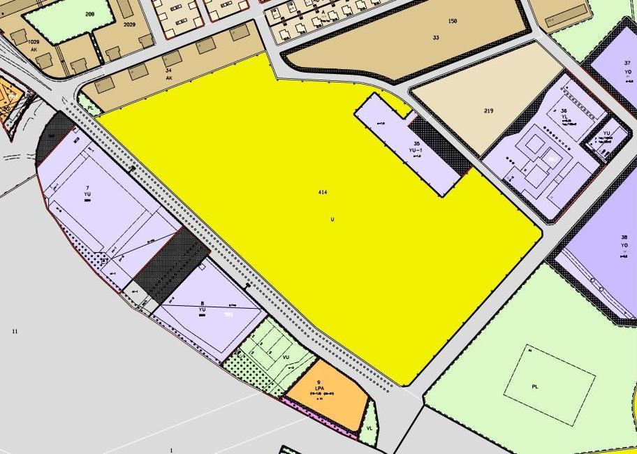 6 Ote Vaasan keskustan osayleiskaavaluonnoksesta 2040. Asemakaavan muutosalueella voimassa olevat asemakaavat: 13.9.