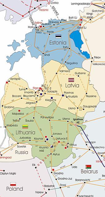 Baltiassa hidasta kehitystä Liettua energialaki hyväksyttiin tammikuussa, edellytys Elspot-kaupan käynnistämiseksi hinta-alueeksi aikaisintaan kesällä mikäli yhteys Viron alueeseen, info 6 kk
