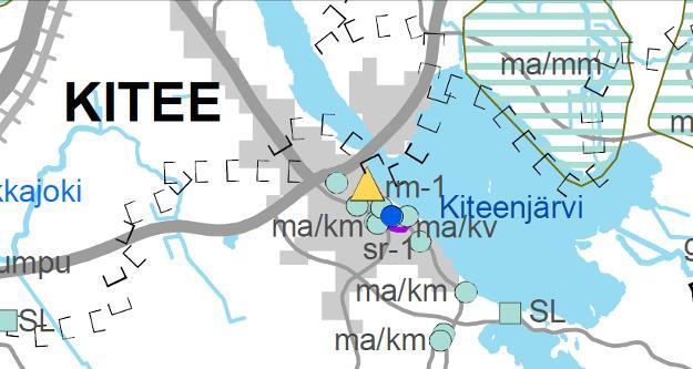 vaihemaakuntakaavasta. Kaava-alueen sijainti on osoitettu nuolella. 3. vaihemaakuntakaava Pohjois-Karjalan 3.