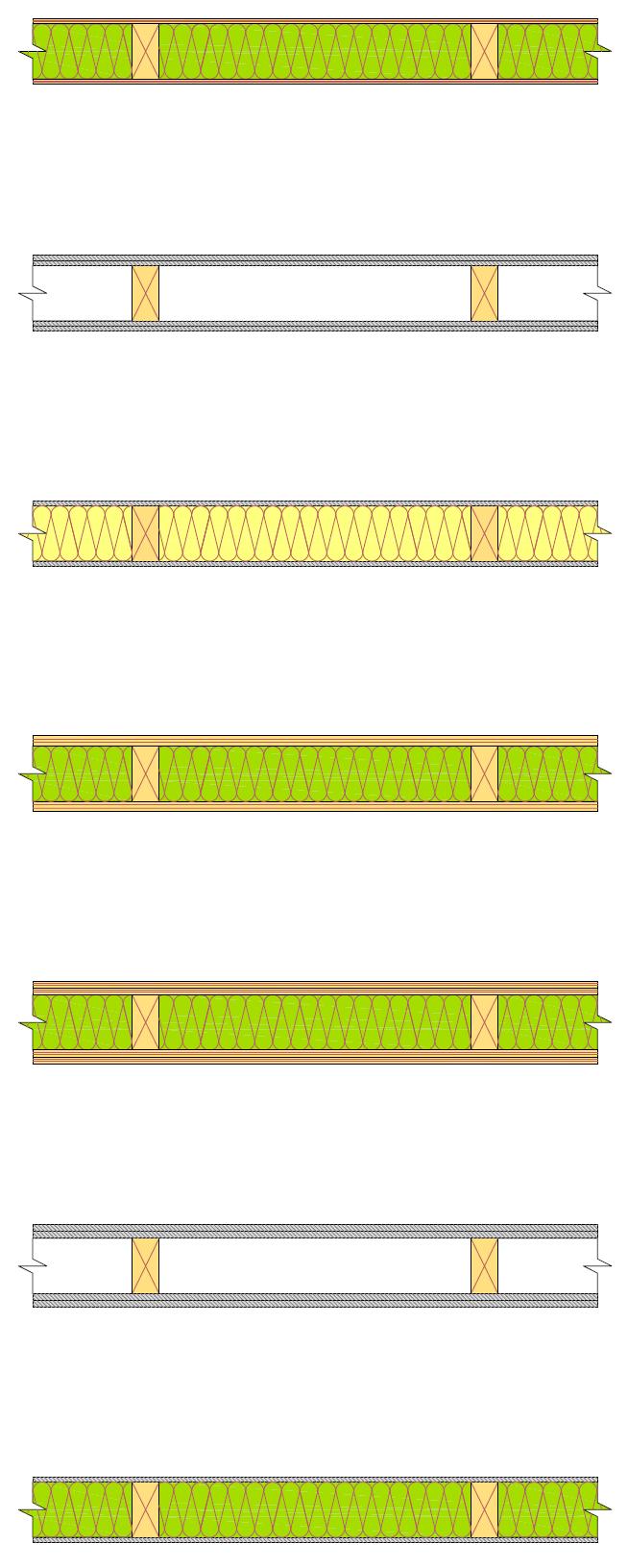 9.0 OSASTOIVIA SEINÄRAKENTEITA Seuraavassa kuvassa on esitetty osastoivia ei-kantavia seinärakenteita.