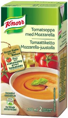 vahvassa tomaattikastikkeessa,