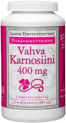 2 Karnosiini ehkäisee solujen