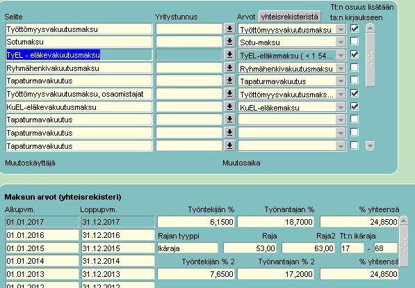 Vuoteen 2025 asti 53-62 vuotiaiden osalla käytetään korotettua prosenttia. Käytäntö poistuu 2025.