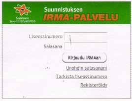 Kun haluat ilmoittautua suunnistuskilpailuihin 2017 1. Ilmoittaudu suoraan SSL:n IRMA - palveluun, linkki on Mahdin suunnistusjaoston sivulla www.maarianmahti.fi 2.