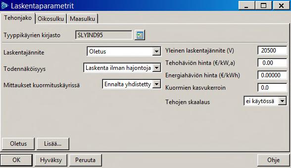 33 6.3 Laskenta Kuten syksyllä 2015 tehdyn maasulkukoeraportin (Liite 7) mukaan,