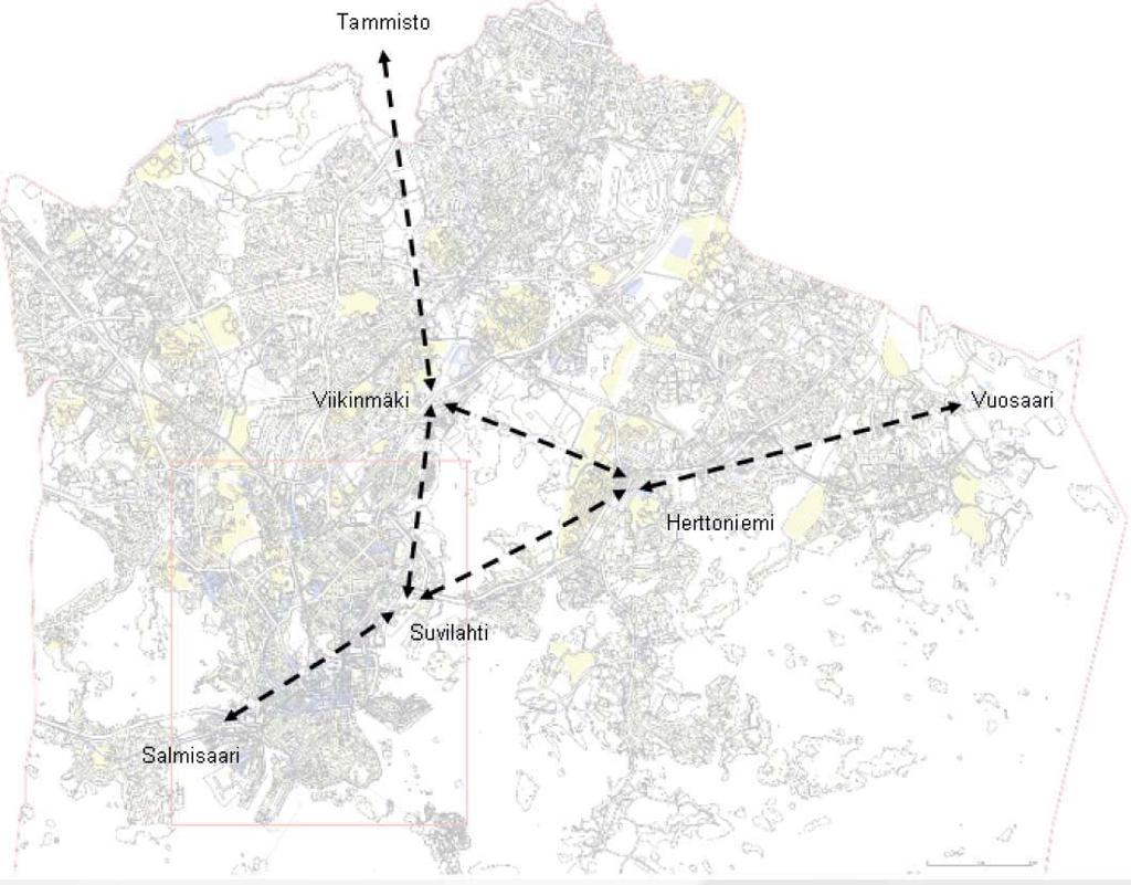 tukikohdat Hiekka-, hiili-, ja öljyvarastot Sähköasemat Kuva 13. Sähkönsiirron runkoyhteystarpeet Kuva 14.