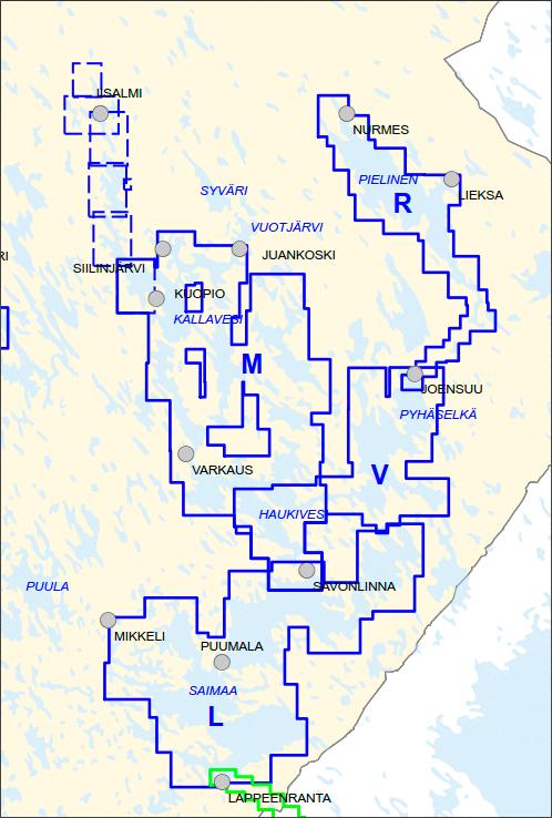 10 7-2016 Uusi alue - Nytt område - New area Syvyystiedot -