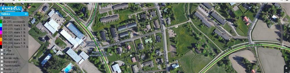sellaisena kuin se tulostuisi A4 Here mapissa on myös omia valikkoja