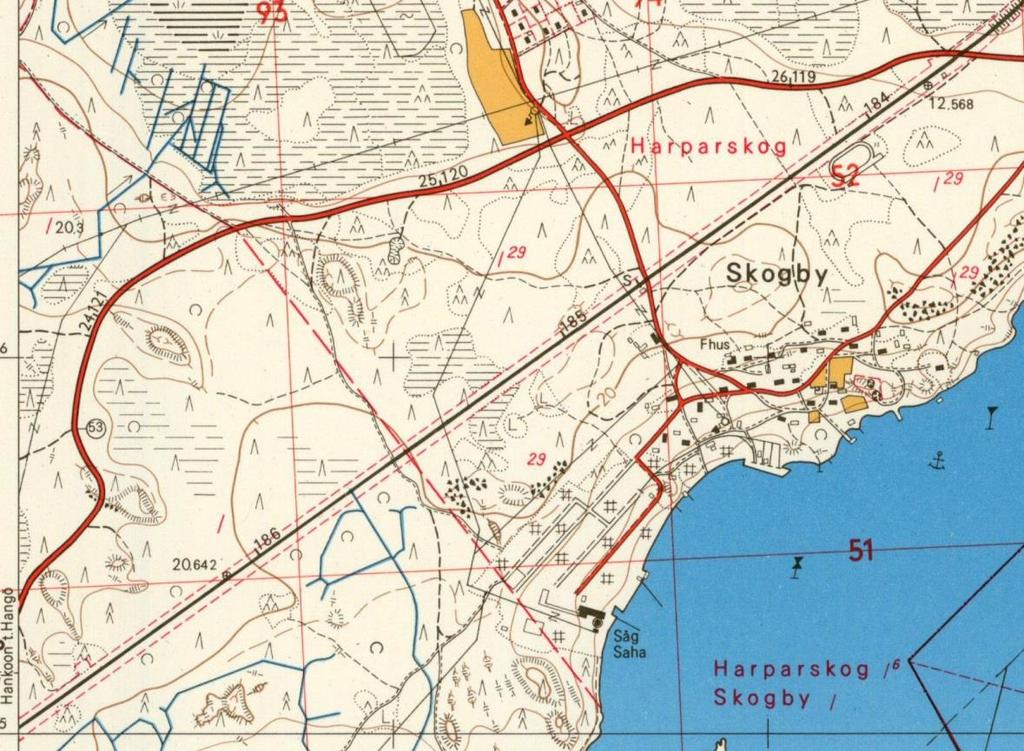 9 Ote peruskartasta 1968.