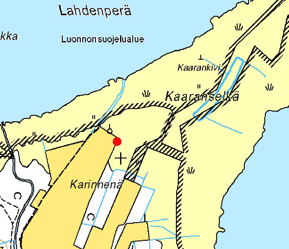 34. HAILUOTO, KAARANSELKÄ 2 Ote maastokartasta 2442 12 x=7218 072, x=3396 987,