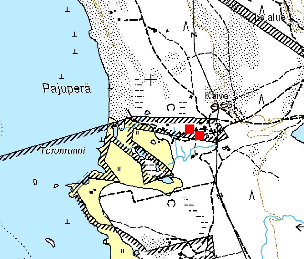 4. PRAMILAN KALAMAJA JA TALLI JA PUOJIRAKENNUS Ote maastokartasta 2442 09 x=7215 767, y=3386 207, z=2 m