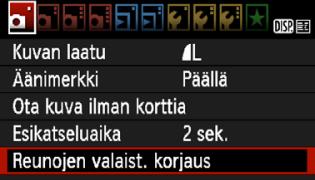 3 Kuvan tummien ulmien orjaus Objetiivin ominaisuusien vuosi uvan neljä ulmaa saattavat näyttää tummemmilta.