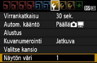 Kun vapautat lauaisimen, näyttö palaa näyviin. [Lau./DISP] : Kun painat lauaisimen puoliväliin, näyttö poistuu näyvistä.