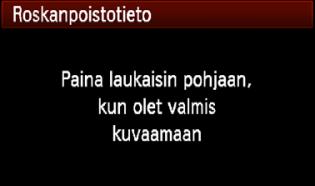 Käännä objetiivin tarennusen valintaytin <MF>-asentoon ja määritä tarennus äärettömään ( ).