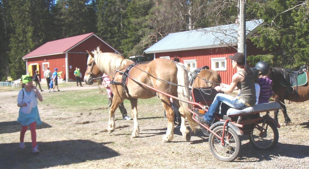 Joitakin vuosia sitten kyläyhdistyksen toteuttamien jäärata -ajojen muonitusten tuomalla