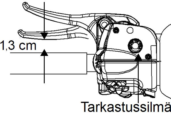 - tumma tarkastussilmä: jarrunestettä on riittävästi. kirkas tarkastussilmä: jarrunesteen pinnan taso on laskenut. Lisää jarrunestettä.