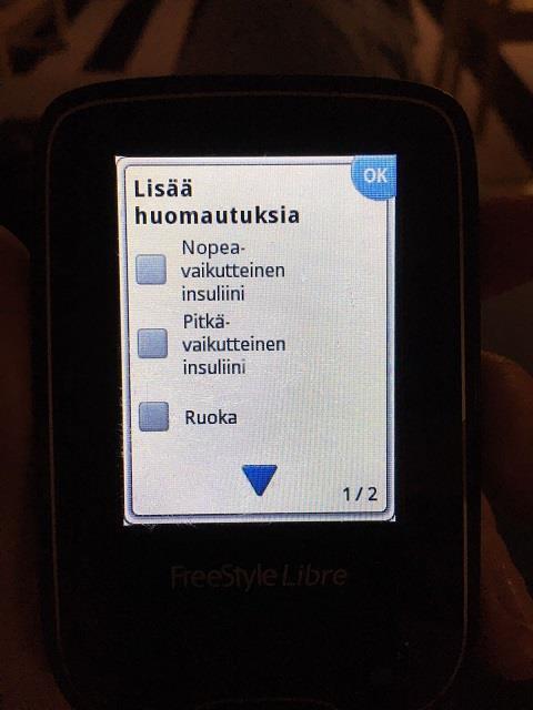 16 Kuva 5. Huomautusten lisääminen (Kuva: Jenni Hentelä) 3.3 Pistolaitteen lansetin vaihtaminen Pistolaitteen lansetin vaihto tapahtuu seuraavasti.