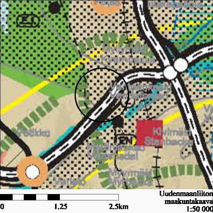 3. Lähtökohdat Alueen yleiskuvaus Alue on osa luonnontilaista metsää sekä Vehkalanmäen täyttömäkeä. Tekninen huolto Aluetta ei ole liitetty em. syistä teknisen huollon verkkoon.