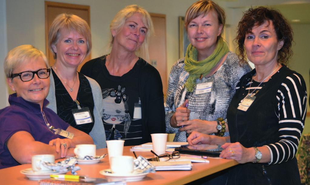 Kuvassa on Hoitotyön toimikunta vasemmalta Soile Haakana, Anna-Maija Koivusalo, Jaana Myllymaa, Irma Laurila ja Anna-Leena Nousiainen. Kuvasta puuttuu Marja Heimala.