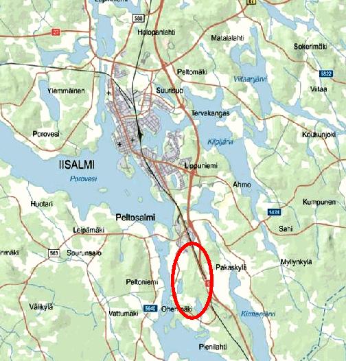 OHENMÄEN ALUEEN OSAYLEISKAAVA; MELUSELVITYS 4 OHENMÄEN ALUEEN OSAYLEISKAAVA MELUSELVITYS 1. TYÖN TAUSTA JA SELVITYSKOHDE Selvityskohteena on Iisalmen Ohenmäen osayleiskaavan suunnitelma-alue.