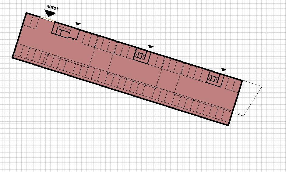 Vasemmalla on kevyen liikenteen jalankulkureitti kerrostalojen