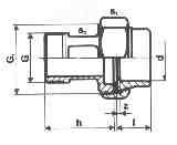 Brass/unplasticized PVC d- G -/ -½ 2-¾ -1-1¼ 0-1½ -2-2½ - G1 I h ¾ 1 29 1 2 0 0 1 1¼ 1½ 2 2¼