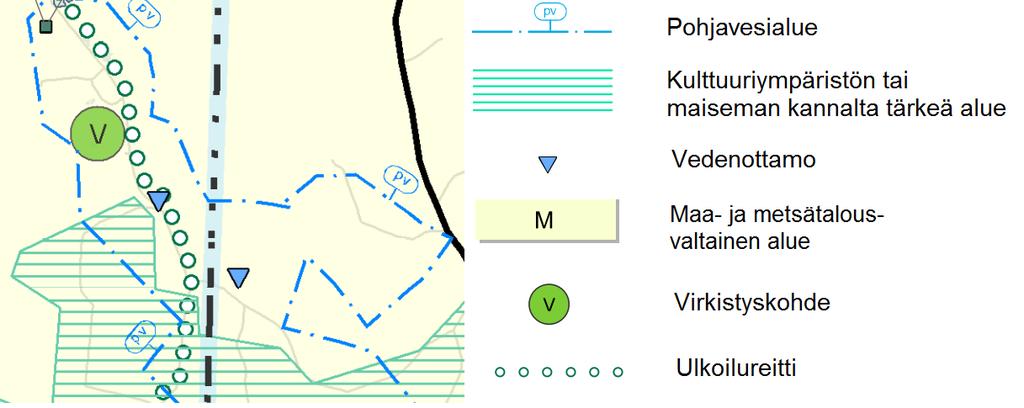 56 9.1 Kaavatilanne pohjavesialueella Salon seudun maakuntakaavassa on rajattuna Haannummi-Kivikujannummen pohjavesialue (kuva 11).