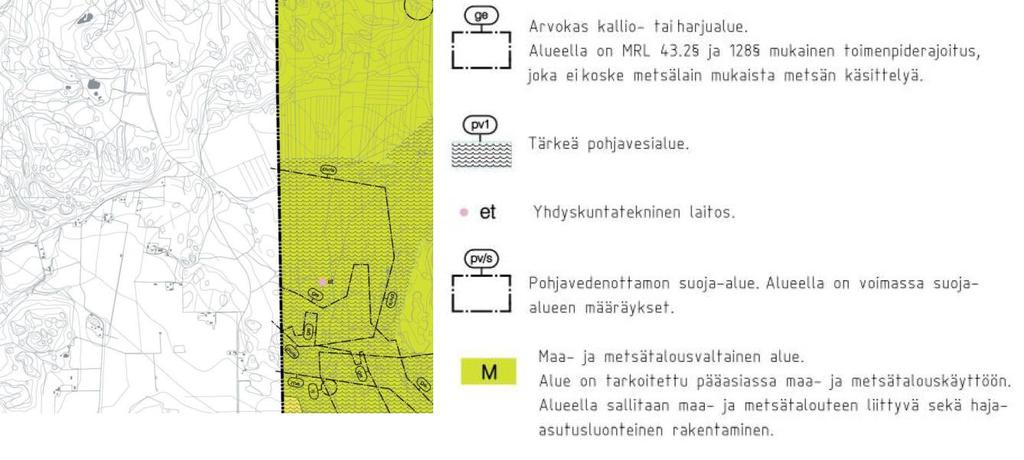 57 Haannummi-Kivikujannummen pohjavesialue kuuluu itäosastaan Salon kaupungin yleiskaavaan 2020 (kuva 12). Yleiskaava on tullut lainvoimaiseksi 13.5.2009.