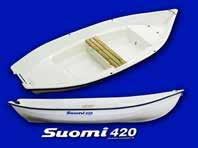 Soutuveneet Suomi 420 Suomi 470 Veneet Lasikuitu 420 cm 140 cm 98 kg Suomi 420 lasikuituvene