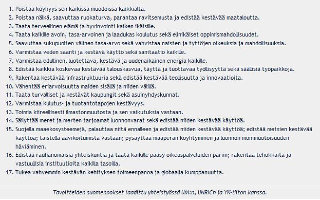 Kestävän kehityksen