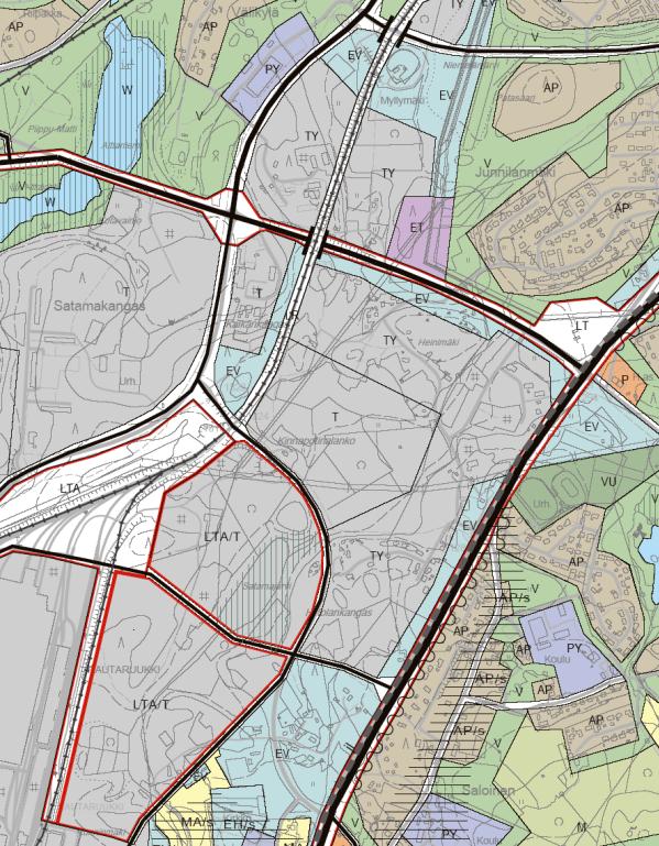 RAAHE 2030 Keskeisten taajama-alueiden osayleiskaava Taajamayleiskaavan kartta1