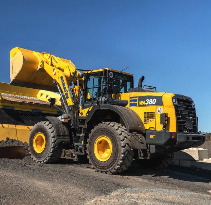 Tehokas ja ympäristöystävällinen Komatsu SmartLoader Logic WA380-8 kuormaajan moottorissa on täysin automaattinen Komatsu SmartLoader Logic ohjausjärjestelmä.