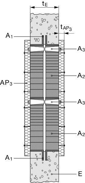 Useita kehyksiä, Maksimitiivistekoko: 504 mm x 562 mm (CFS-T SB 8+8x4), 2.3.1.