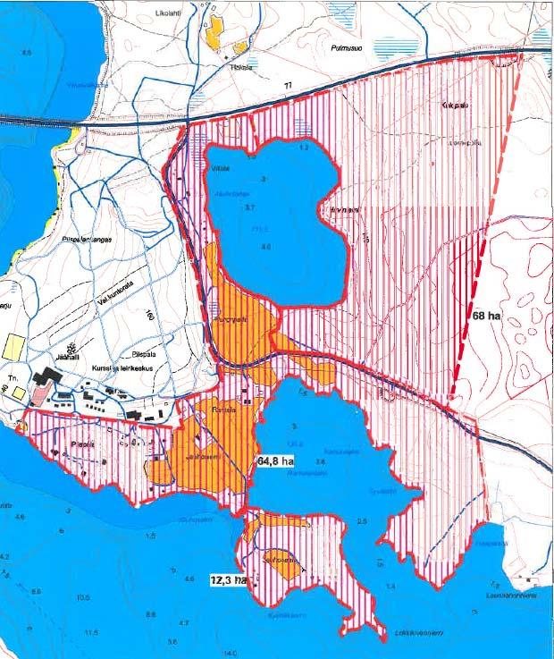 5.3 Kivijärven rantaosayleiskaavan muutos ja osittainen kumoaminen sekä Piispalan alueen kyläyleiskaava Piispalan alueella on käynnistynyt kyläyleiskaavahanke sekä Kivijärven rantaosayleiskaavan