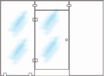 VETO 4/ Oven yläikkuna Max: 000 00400 TUOTEKUVUS Oven yläikkunaa käytetään oven kanssa kasvattamaan lasitus oven kohdalta haluttuun korkeuteen.