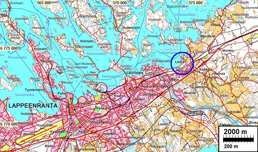 2 Sisältö Perustiedot... 2 Tutkimus... 4 Lähtötiedot... 4 Kartoitus... 4 Havainnot... 5 Tulos... 9 Koekuopat... 9 Koekuoppaluettelo... 10 Uudet muinaisjäännöstiedot... 11 LAPPEENRANTA LAIHIANRANTA.