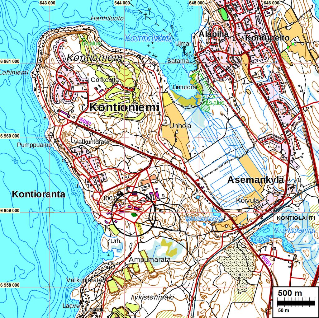 3 Yleiskartat Tutkimusalue on