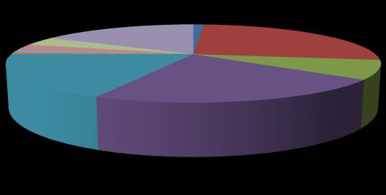 4. TULOKSET GRAAFISESTI Ryhmien pitoisuudet VVOC ja VOC -yhdisteet, ilma Terpeenit Ketonit 3.7 % 2.5 % Halogenoidut 1.1 % Tunnistamattomat 16.