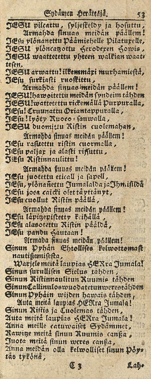 Evdämen Herättäjä. 53 IGSU pilcattu, syljesteldy ja hosuttu. Armahda sinuag meidau paällem!