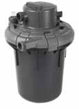 - Tehokas ohitusventtiili. - Suositeltava pumppu Aquaforce 2500.
