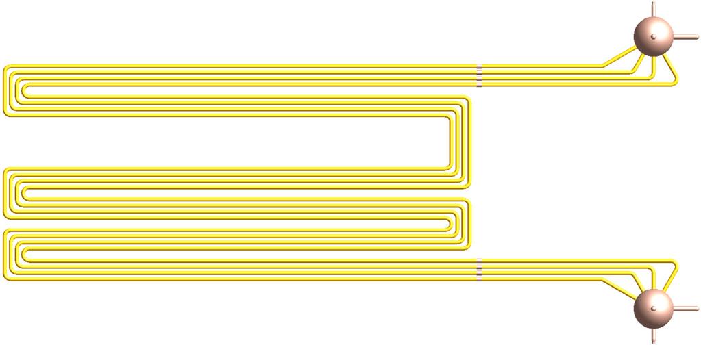 16 Kuva 7. Ns. Inline-mallinen konvektiotulistinpaketti. Tulistin koostuu pääasiassa kahdesta kammiosta sekä niiden välisistä putkista (kuva 7).