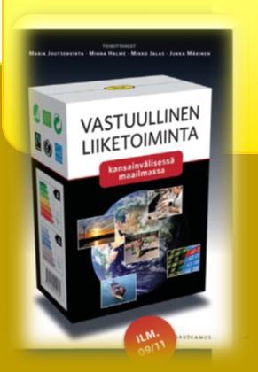 Ympäristö- ja yhteiskuntavastuu liiketoiminnassa / kevät 2017 kertaus Harjoitustyö (40% arvosanasta) Luennot (20% arvosanasta) Tentti (40% arvosanasta) Aihe 21.-23.2.2017 Ryhmäjako 28.